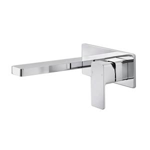 Dorf WELS 5 Star 6L/Min 240mm Chrome Epic Platemount Wall Basin Mixer