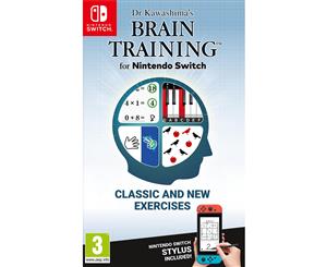 Dr Kawashima's Brain Training Nintendo Switch Game