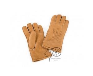 Eastern Counties Leather Womens/Ladies 3 Point Stitch Detail Sheepskin Gloves (Tan) - EL222