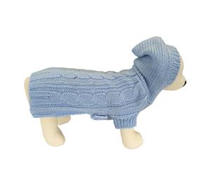 Edinburgh Dog Sweater - Light Blue