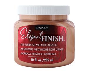 Elegant Finish Metallic Paint 10oz - Rose Gold