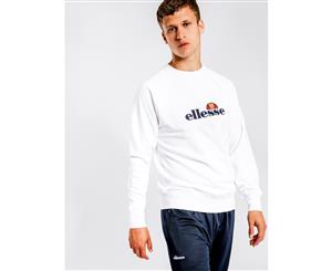 Ellesse Illyria Sweatshirt In White Mens Sweaters & Jumpers