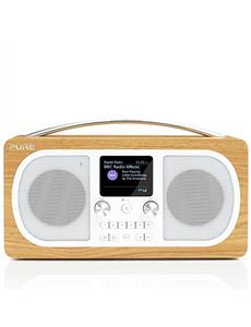 Evoke H6 Stereo DAB/DAB+/FM Radio with Bluetooth - Oak