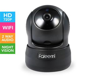 Faleemi IP Camera HD Pan & Tilt WiFi Wireless - Black