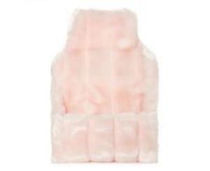 Faux Fur Hot Water Bottle Cover - Pink