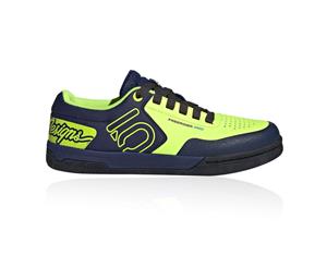 Five Ten Mens Freerider Pro TLD Mountain Bike Shoes Sneakers Navy Blue Yellow