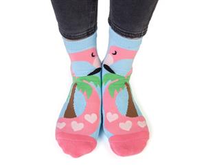 Flamingo Feet Speak Socks