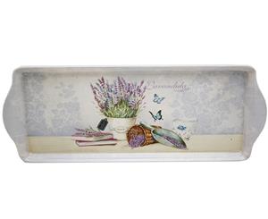 French Country Vintage Inspired Kitchen Floral LAVENDER TRAY New