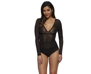 Gossard 13009- Glossies Lace Black Lace Body