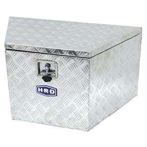 HRD 865mm Trailer Draw Bar Aluminium Tool Box