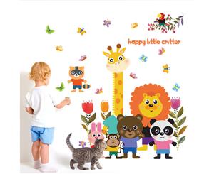 Happy Animal Park Wall Stickers Decals (Size 98cm x 81cm)