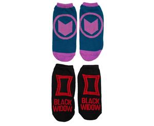 Hawkeye and Black Widow 2-pack Women's Ankle socks