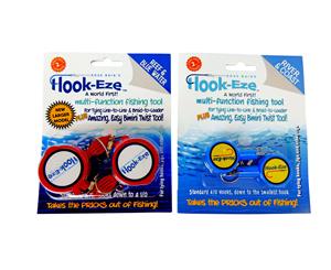 Hook Eze Multi Function Fishing Tool - River & Coast + Reef & Blue Water Models for Tying Hooks Swivels Jigs Speed Clips Plus Line Cutter.