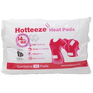 Hotteeze Heat Pads Pain Relief Patches for Period Back and Shoulder pain 10 Pack