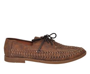 Hurricane Olympus Mens Casual Woven Slip On Loafer - Tan