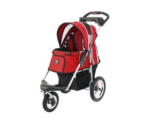 Ibiyaya Turbo Pet Carrier Pram Jogger Red