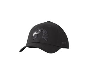 Illawarra Hawks Black on Black Premium Curved Peak Cap NBL Basketball Hat