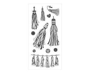 Inkadinkado Clear Stamps 4 Inkadinkado Clear Stamps 4In.X8in. Sheet Tassels