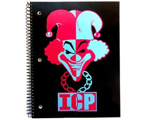 Insane Clown Posse Joker Paperback Journal (Black/Pink/Blue) - CI311