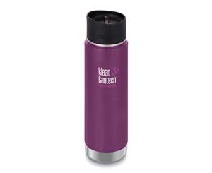 Insulated Wide Coffee Mug 20Oz (591Ml) Cafe Cap Bottle - Winter Plum