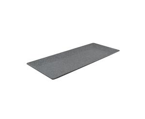 Jab Concrete Melamine Platter with Raised Rim 44 x 27cm Grey