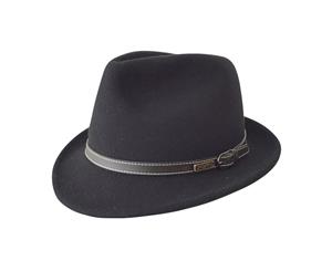 Jacaru 1848 Trilby Wool Hats - Black