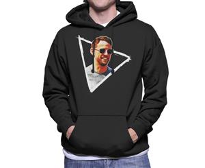 Jenson Button Sunglasses Monaco GP 2017 Men's Hooded Sweatshirt - Black