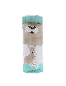 KANGAROO SWADDLING STRECHIE & NOVELTY BEANIE SET