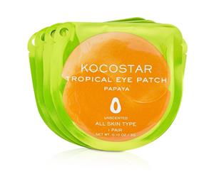 KOCOSTAR Tropical Eye Patch Unscented Papaya (Individually packed) 10pairs