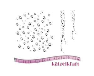 Katzelkraft - Rubber stamp Texture droplets