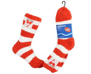 Kids AFL Bed Socks  Sydney Swans