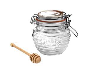 Kilner Glass Honey Pot With Dipper 400Ml