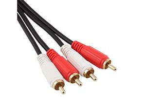 Konix 20M 2RCA to 2RCA Audio Cable OFC