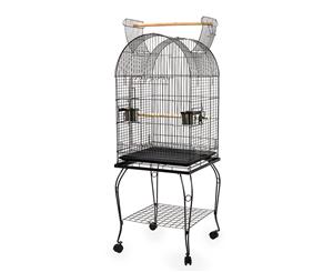 Large Bird Cage Budgie Parrot Aviary with Perch & Stand