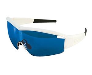 Lazer Solid State SS1 Sunglasses Gloss White (Blue Yellow Clear Lenses)