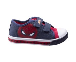 Leomil Childrens Boys Spiderman Touch Fastening Trainers (Dark Blue/Red) - FS5705