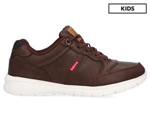 Levi's Boy's Grade-School Staple Burnish Sneakers - Brown