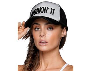 Lorna Jane Workin' It Trucker Hat - White/Black