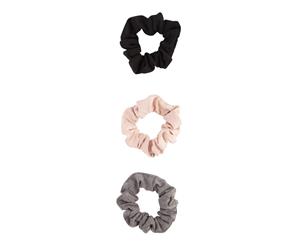 Lovisa Pink Black Grey Jersey Scrunchie Pack