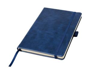 Luxe Coda A5 Leather Look Hard Cover Notebook (Blue) - PF3031