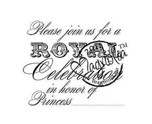 Magnolia-Cling Rubber Stamp - Please Join Princess