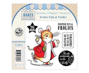 Makey Bakey Ez Mount Everyday Cling Stamp Set 4.75X4.75 Inches - Festive Fun & Frolics