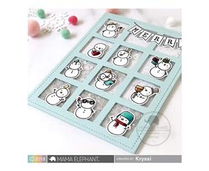 Mama Elephant - Little Snowman Agenda - Creative Cuts Dies