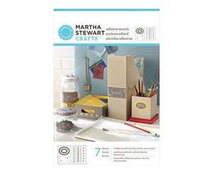 Martha Stewart Adhesive Stencils 2 Pack - Pretty Borders 5.75In.X7.75In. 7 Designs