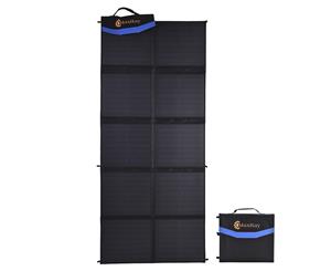 Maxray 250W Folding Solar Panel Blanket Kit 12V Mono Power Battery Mat Camping Caravan Boat Charging USB