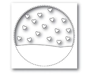 Memory Box Die Stitched Circle Heartscape 99930