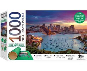 Mindbogglers Jigsaw Roll With 1000 Piece Puzzle Sydney Harbour Australia