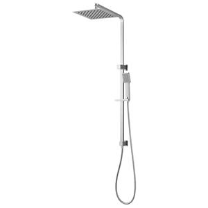 Mondella WELS 3 Star 9L/min Chrome Rococo Exposed Shower On Rail With Hand Set