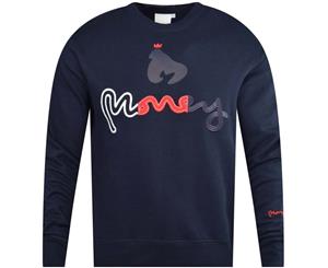 Money Clothing Men'sMoney Combo Mix Sweatshirt Navy