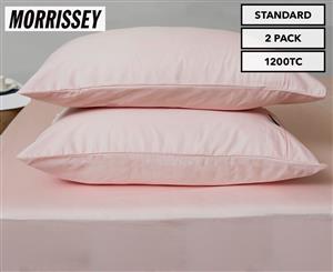 Morrissey Luxury 1200TC Sateen Pillowcase 2-Pack - Pink Dust